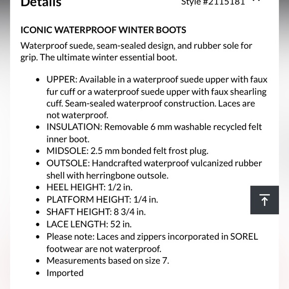 JOAN OF ARCTIC™ WOMEN'S WATERPROOF BOOTS BRAND NEW WITH BOX - Picture 10 of 10